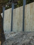 Muros de cerramiento imitacin madera